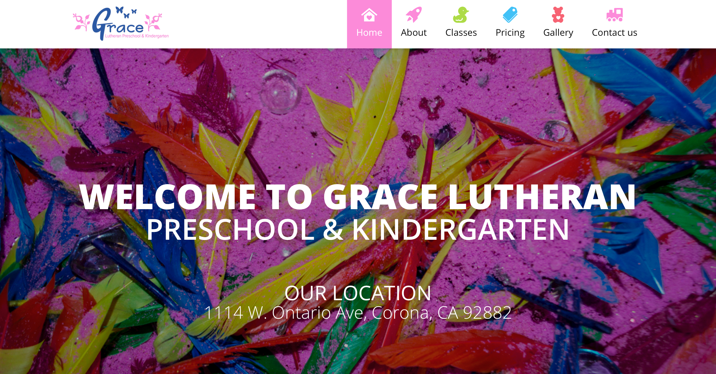 Grace Luther Kindergarten and preschool web design - Advance Your Placement