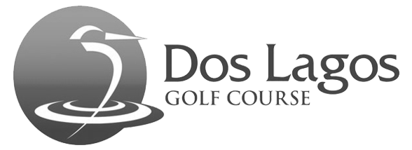 Dos Lagos Golf Course logo Black and white