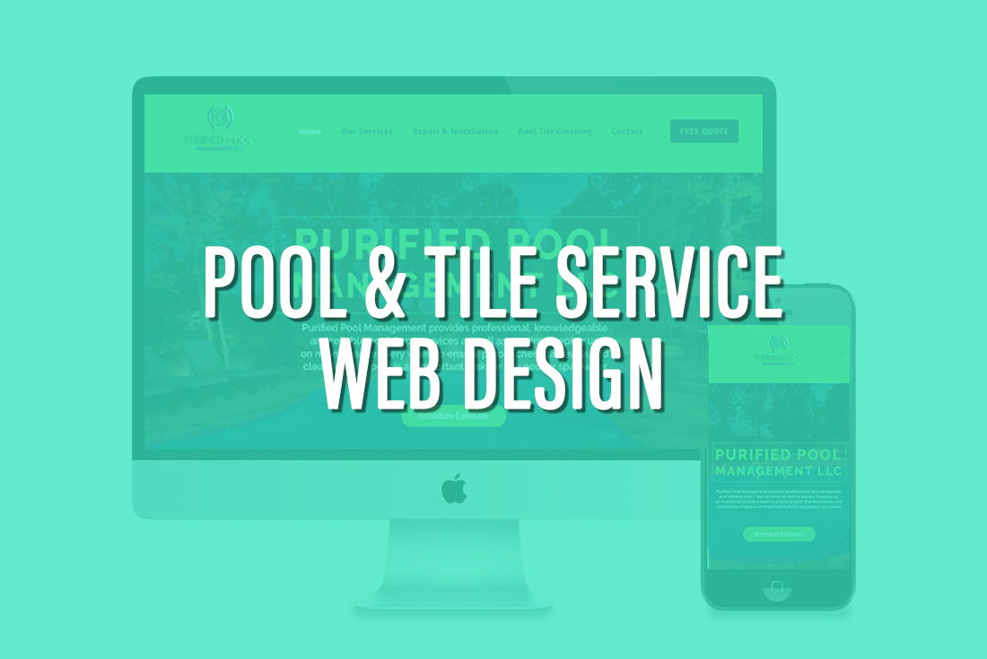 Pool Service web design corona